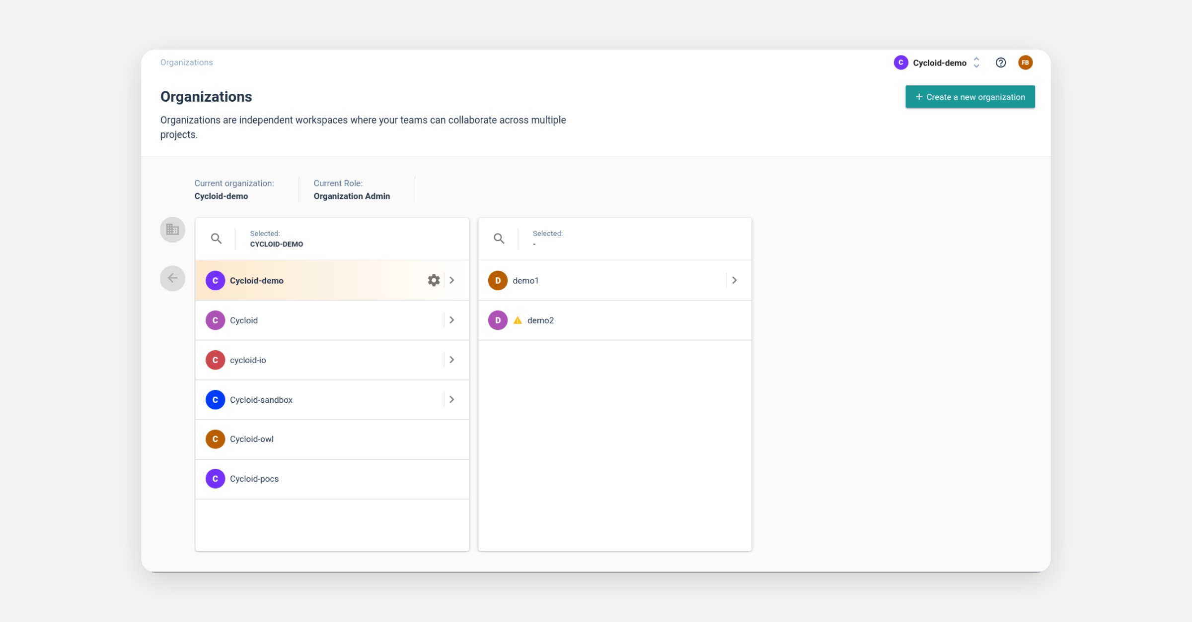 Interface - Cycloid Docs