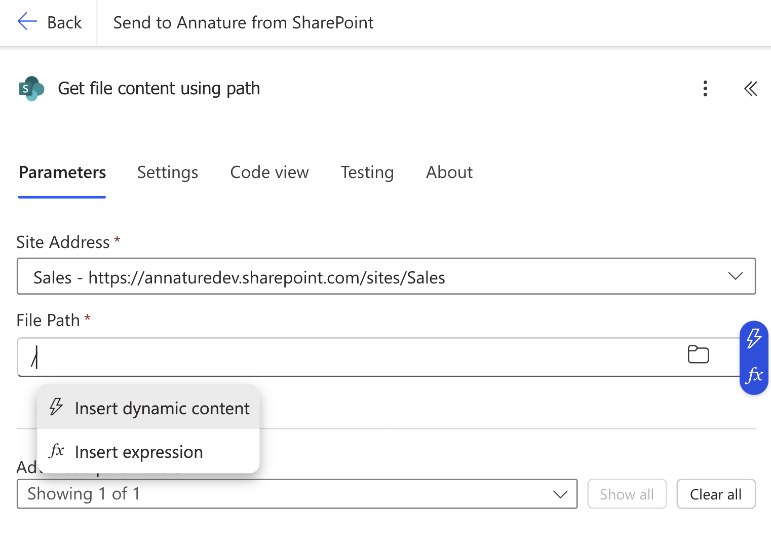 Setting up a SharePoint sync with Power Automate [video] - Annature Docs