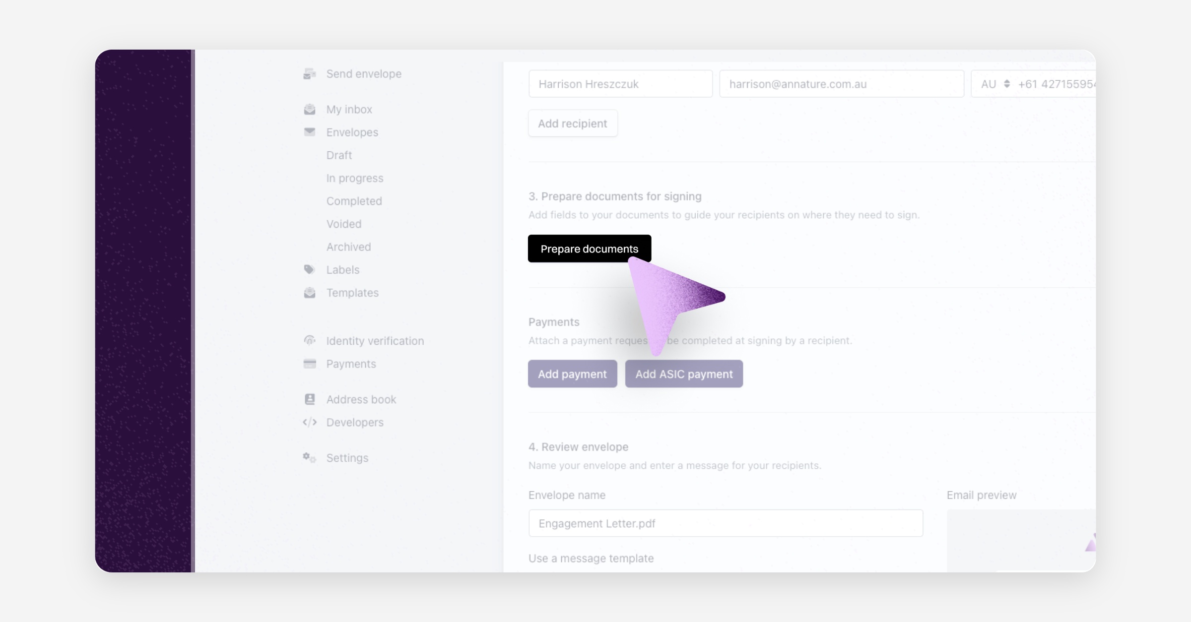 Payment Pre-Approval - Annature Docs