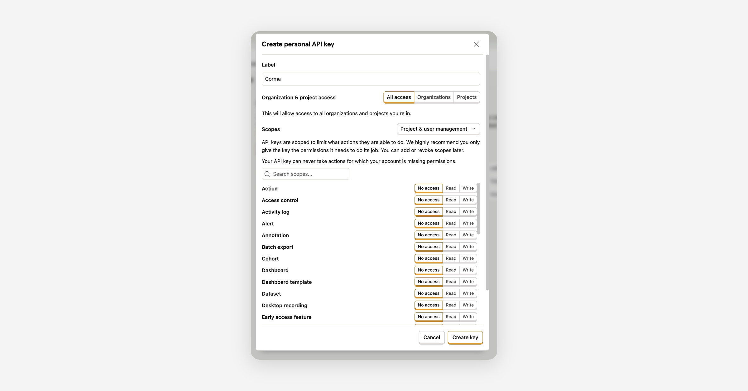 Posthog - Corma Docs