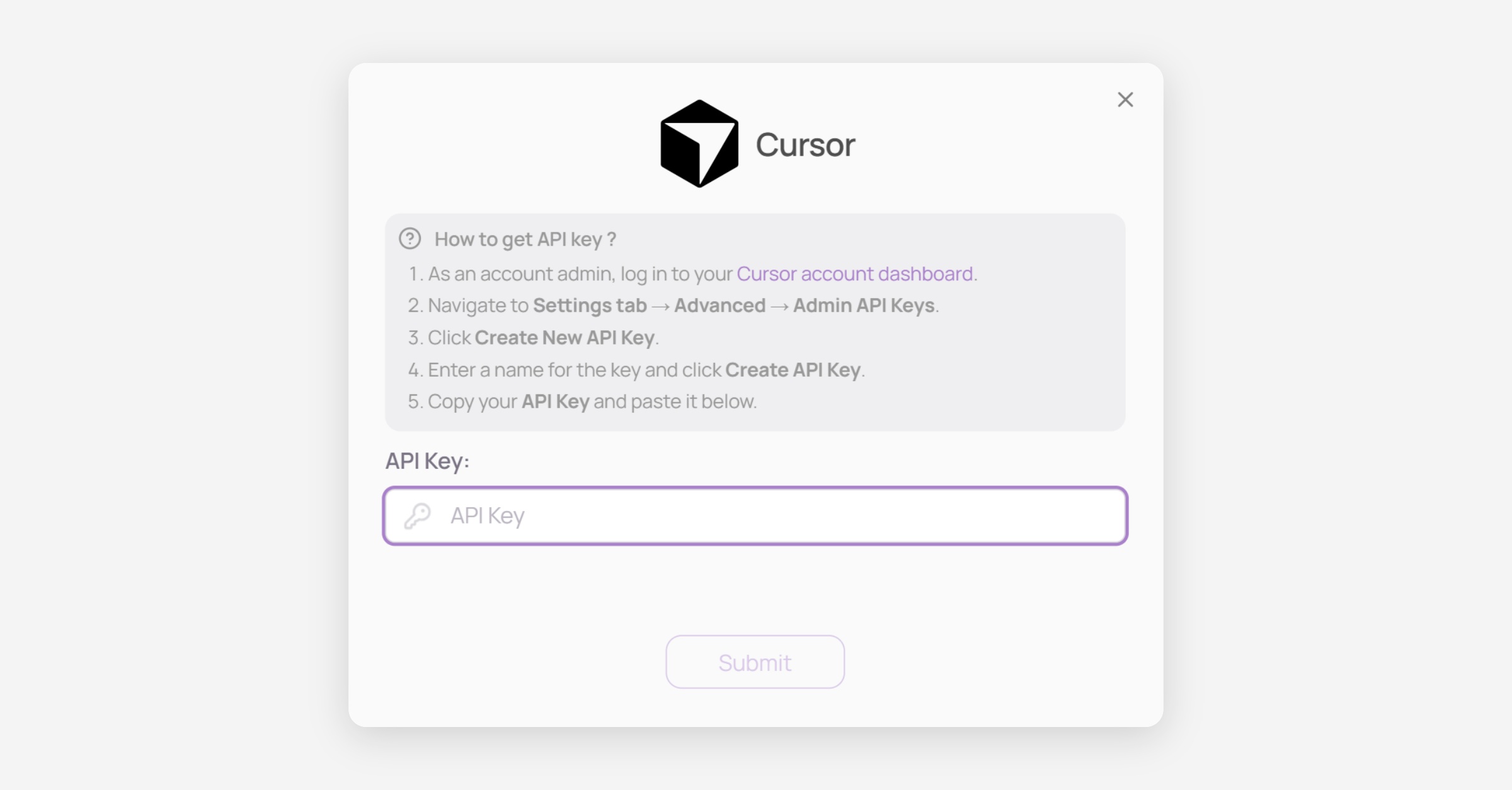 Cursor - Corma Docs