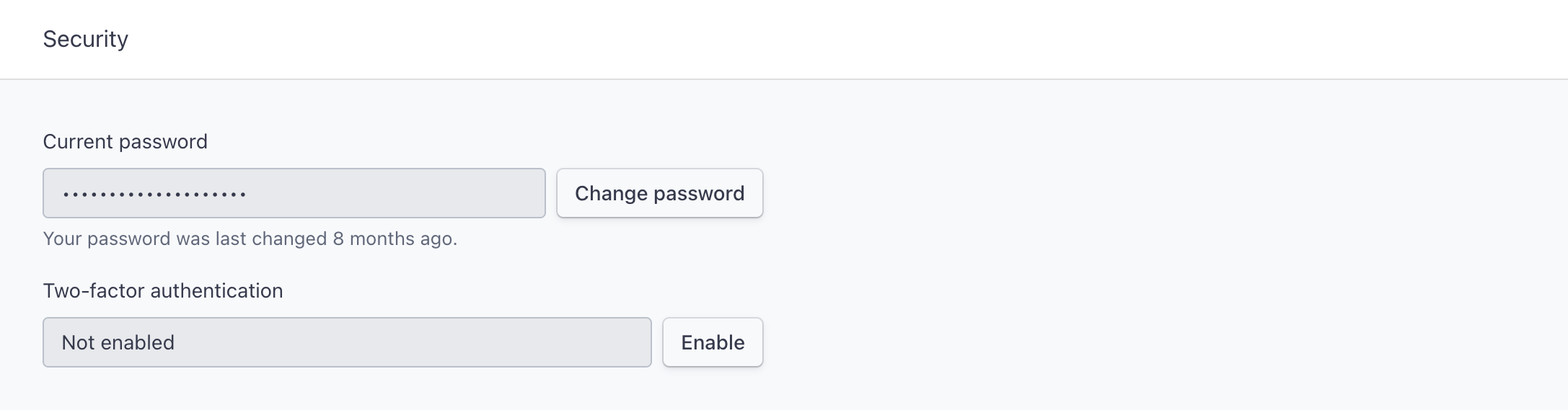 Change your password - Annature Docs