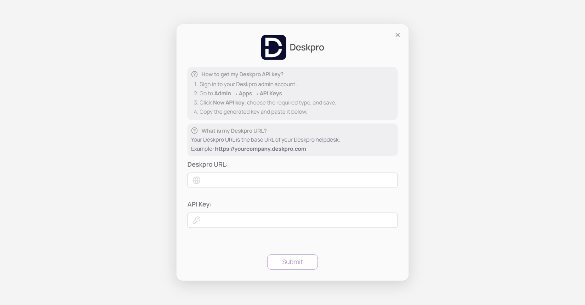 Deskpro - Corma Docs