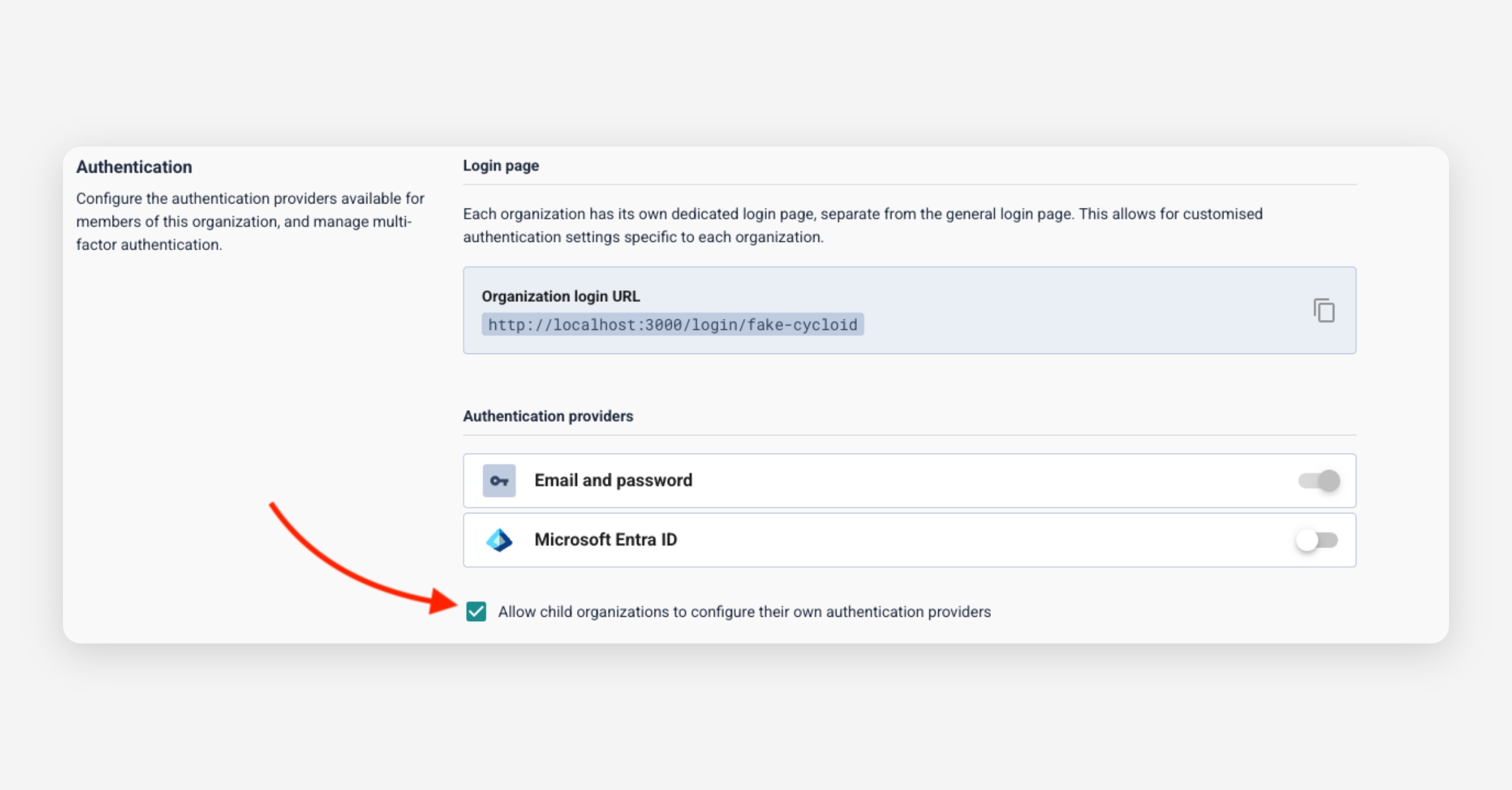 Authentication - Cycloid Docs