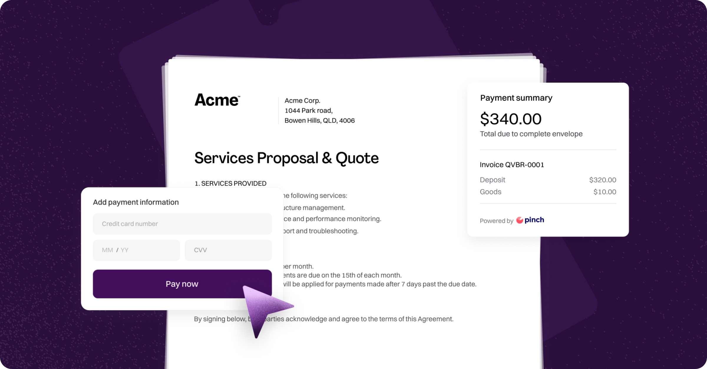 Sign & Pay - Annature Docs