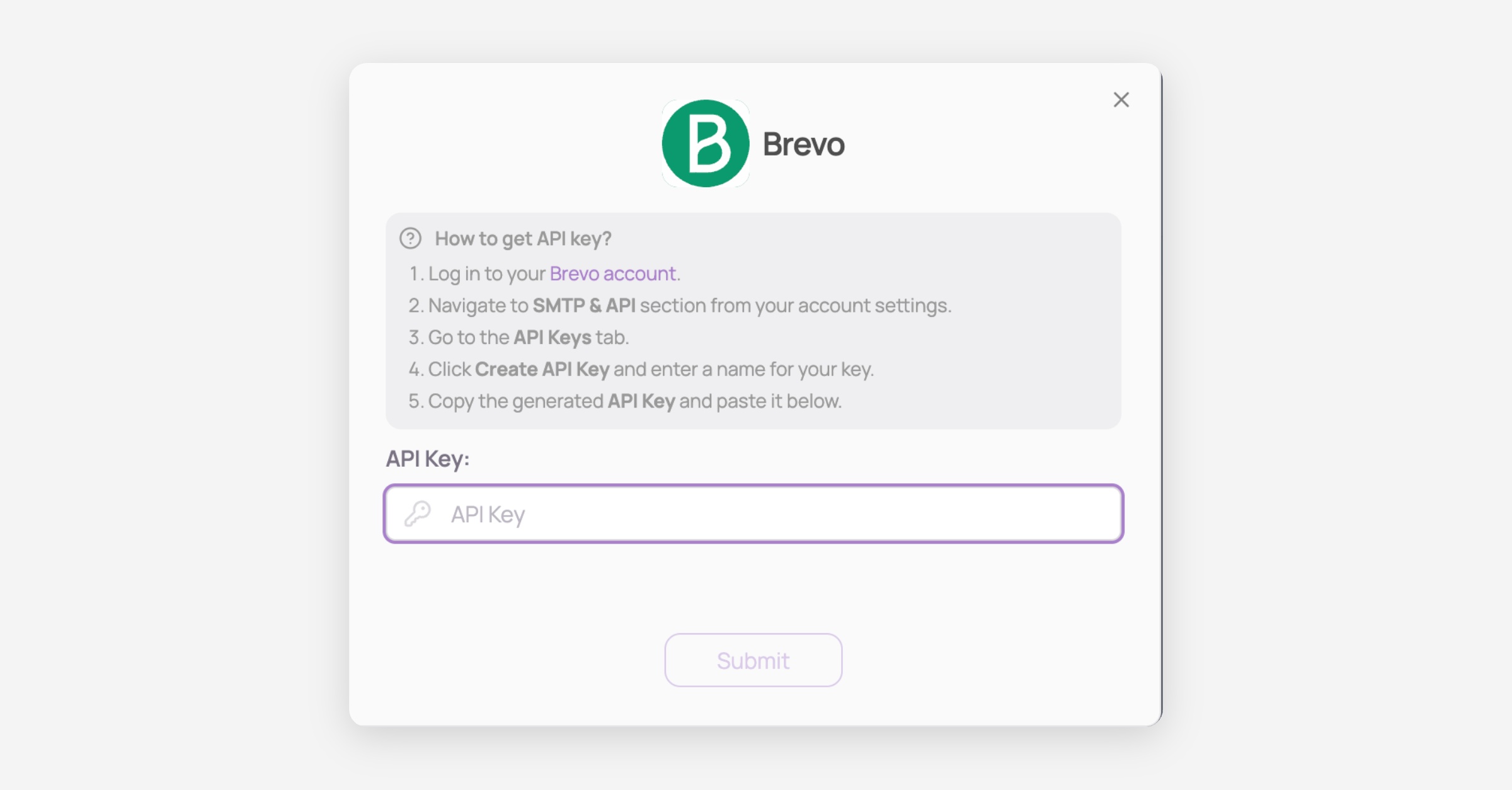 Brevo - Corma Docs