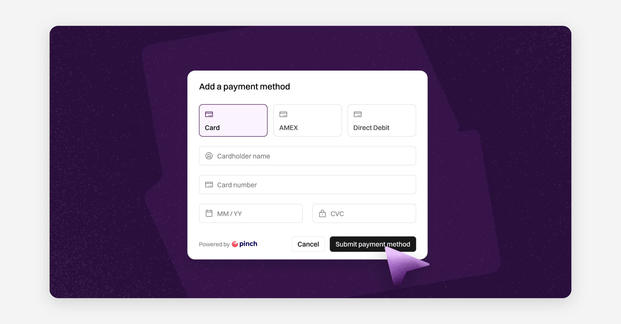Payment Method field - Annature Docs