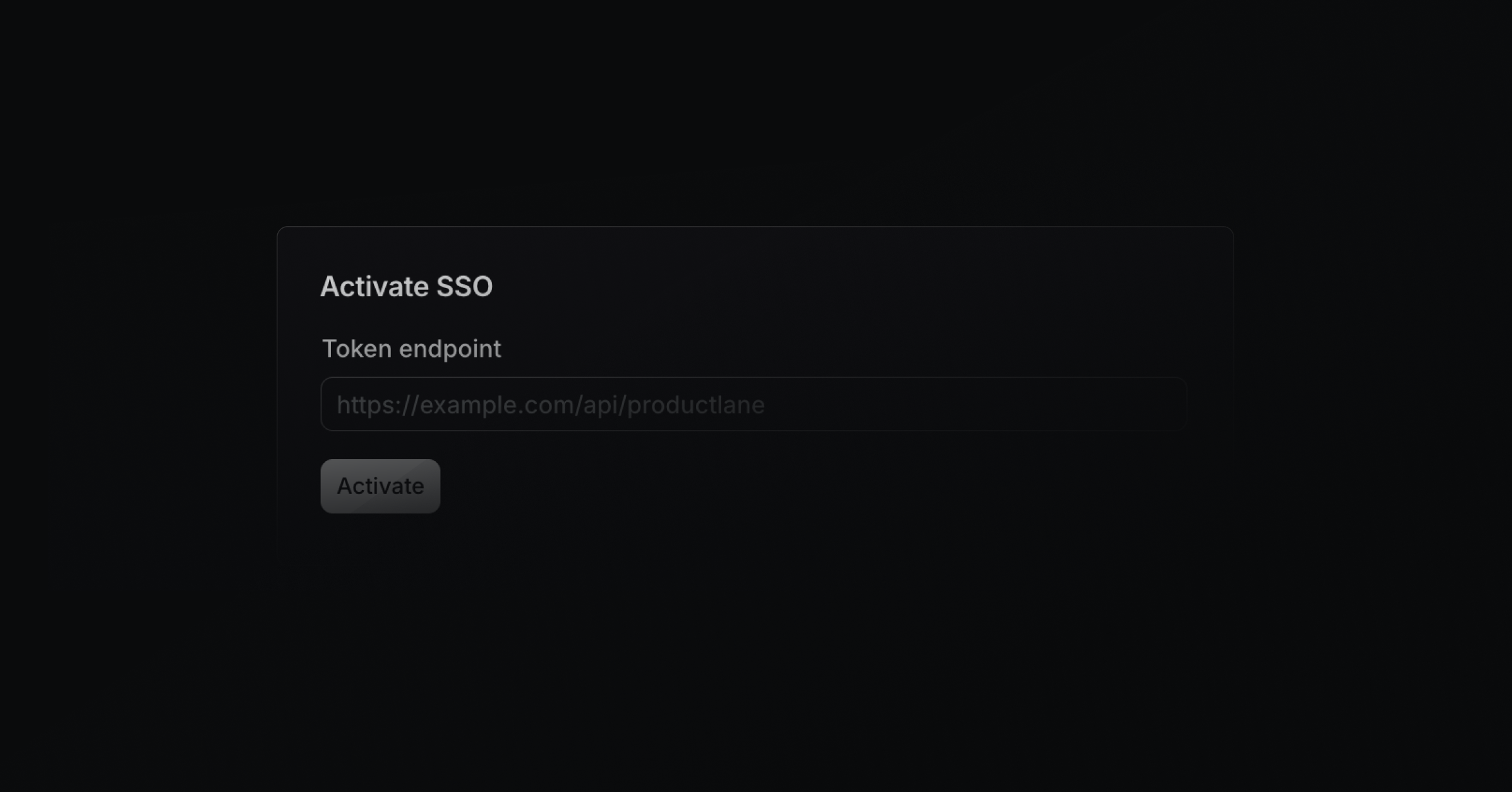 SSO - Productlane Docs | Productlane