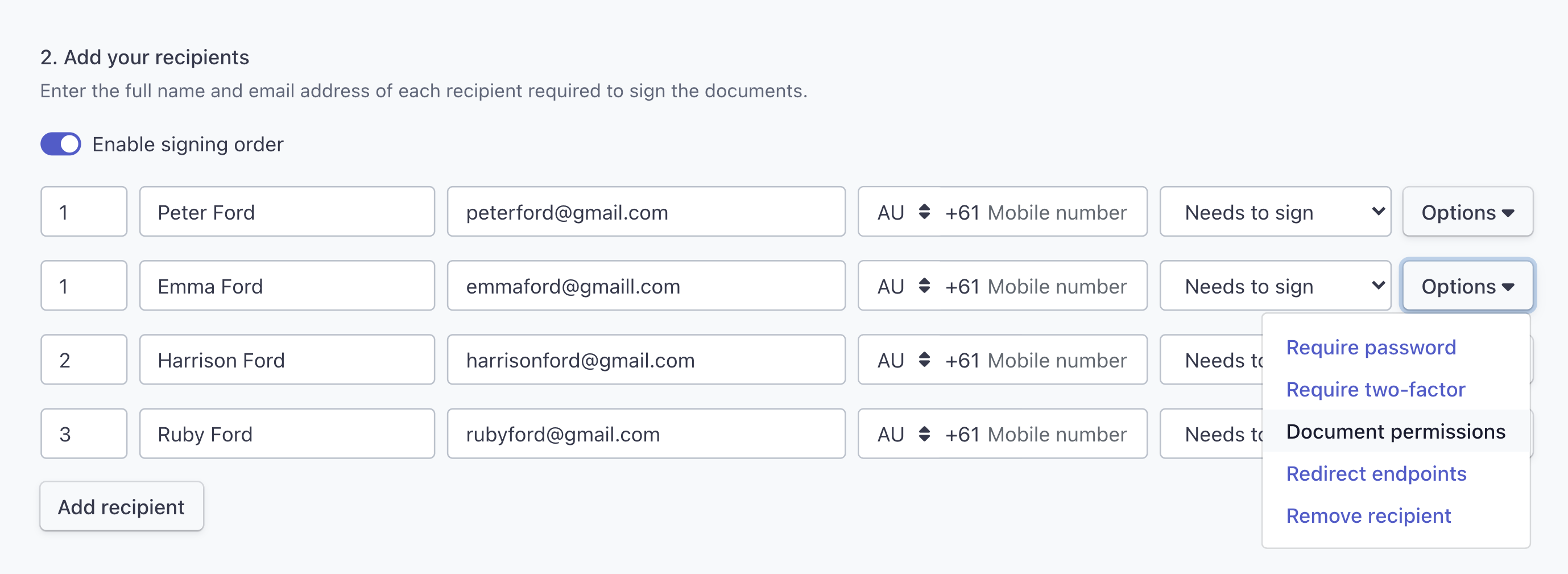 Document Permissions - Annature Docs