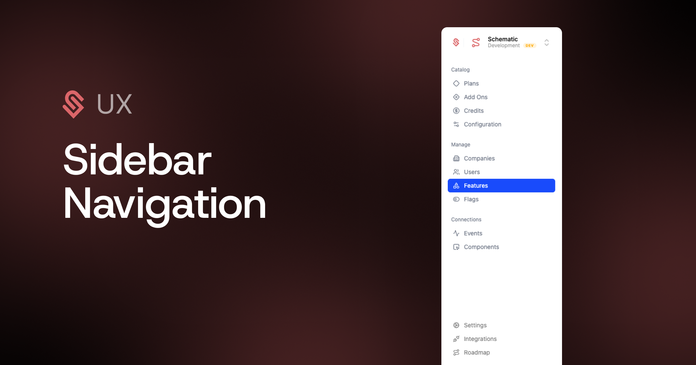 New Sidebar Navigation - Schematic Changelog | Productlane