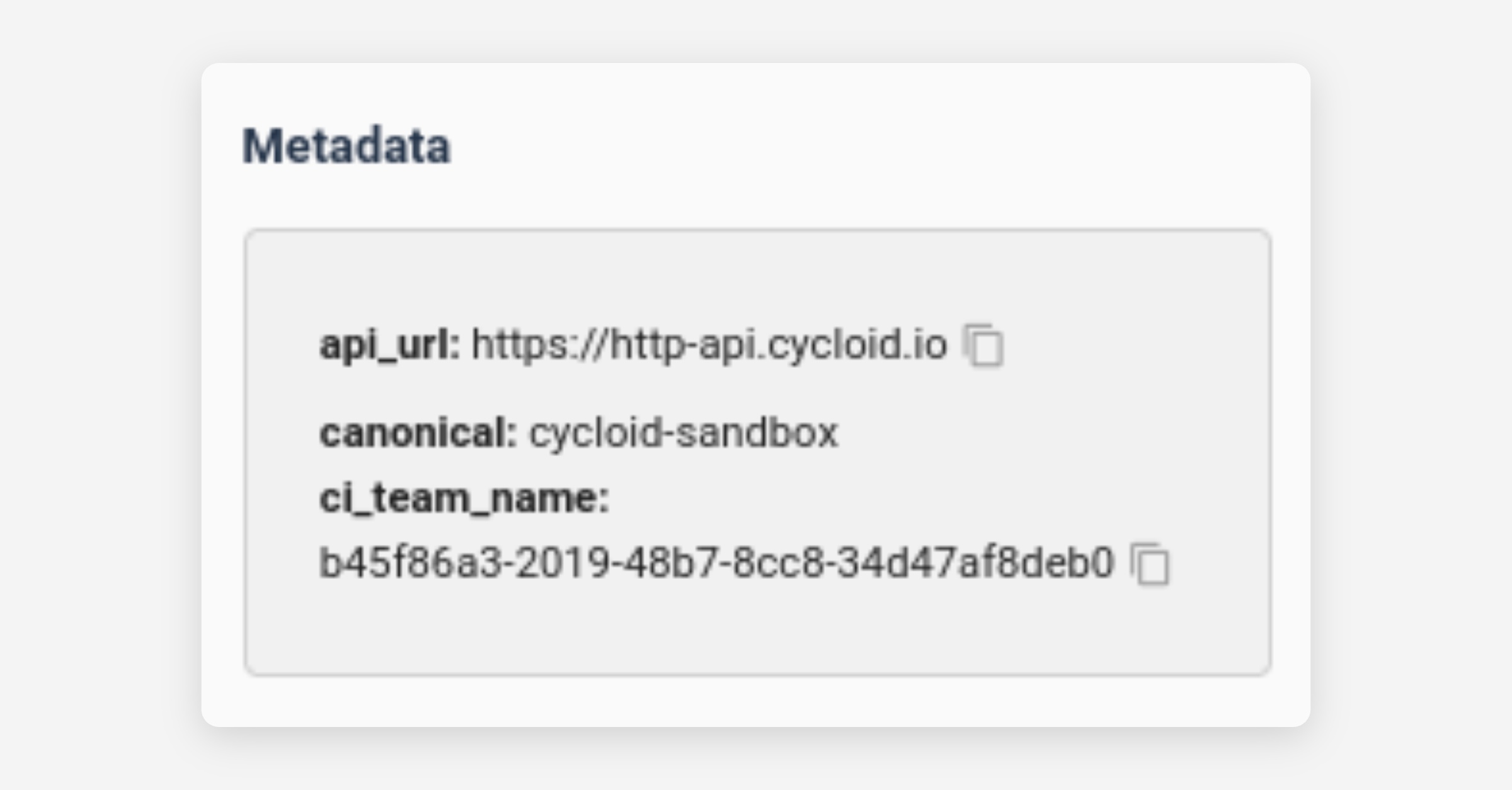 Interface - Cycloid Docs