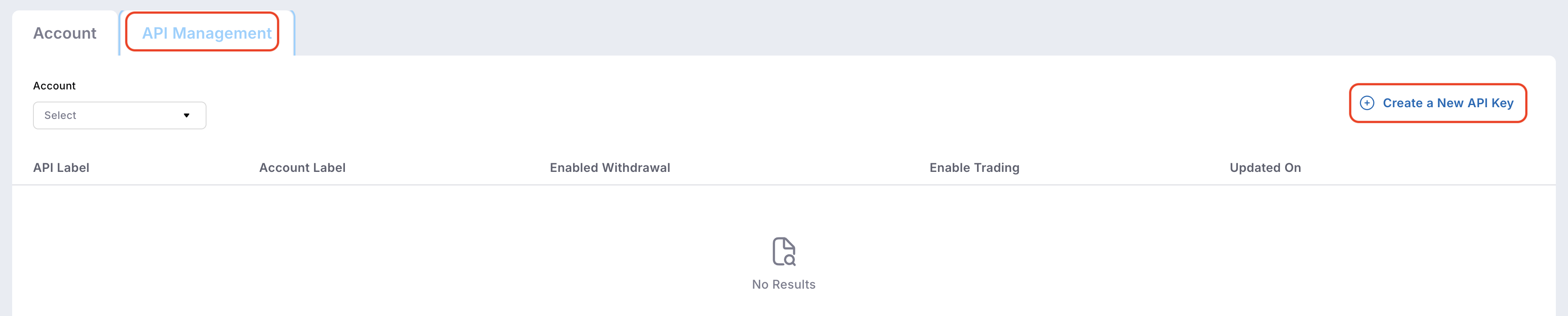 Crypto.com Exchange API Management tab with Create API Key action.