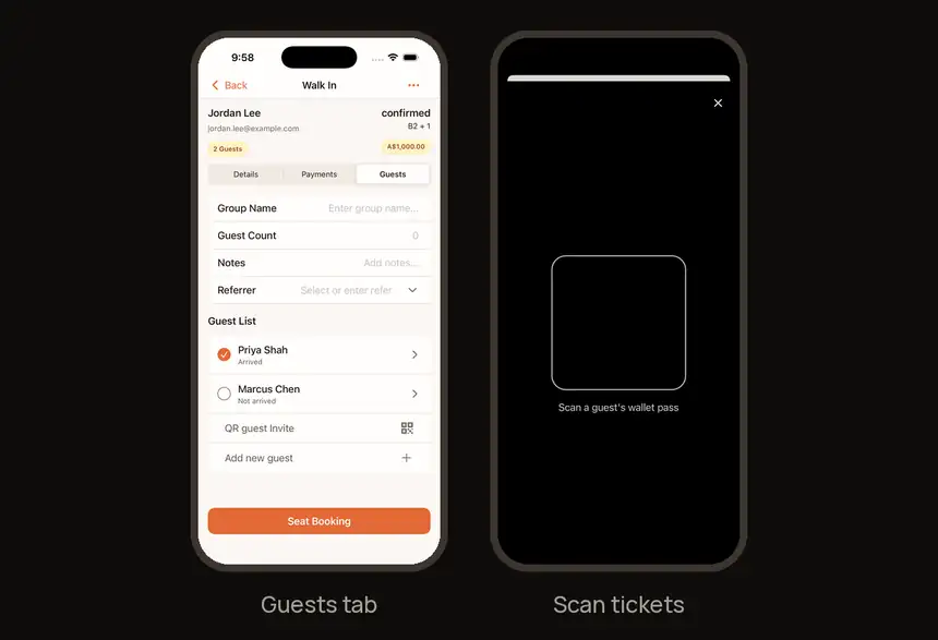 Step 4: Check guests in