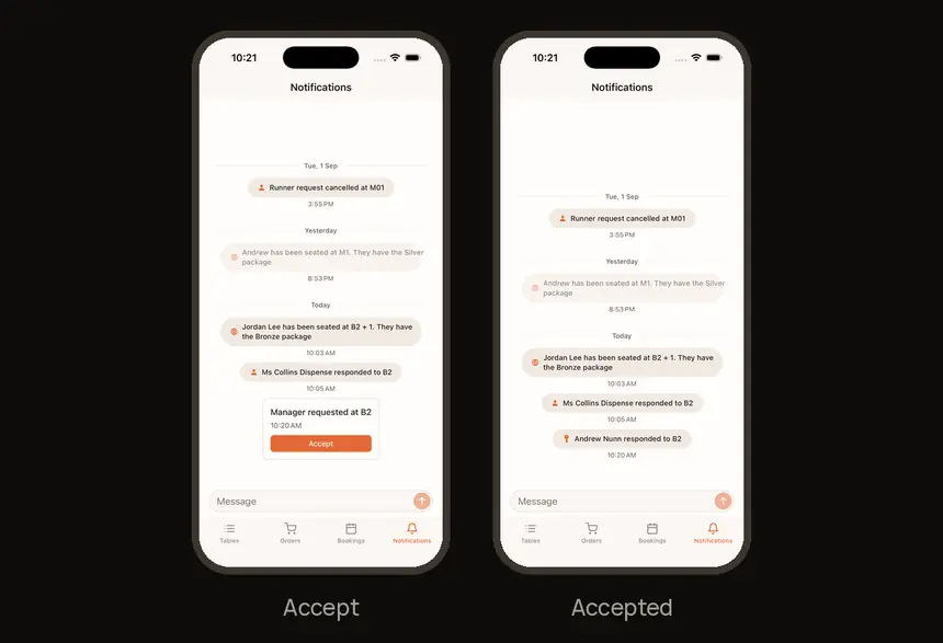 Step 3: Answer manager requests