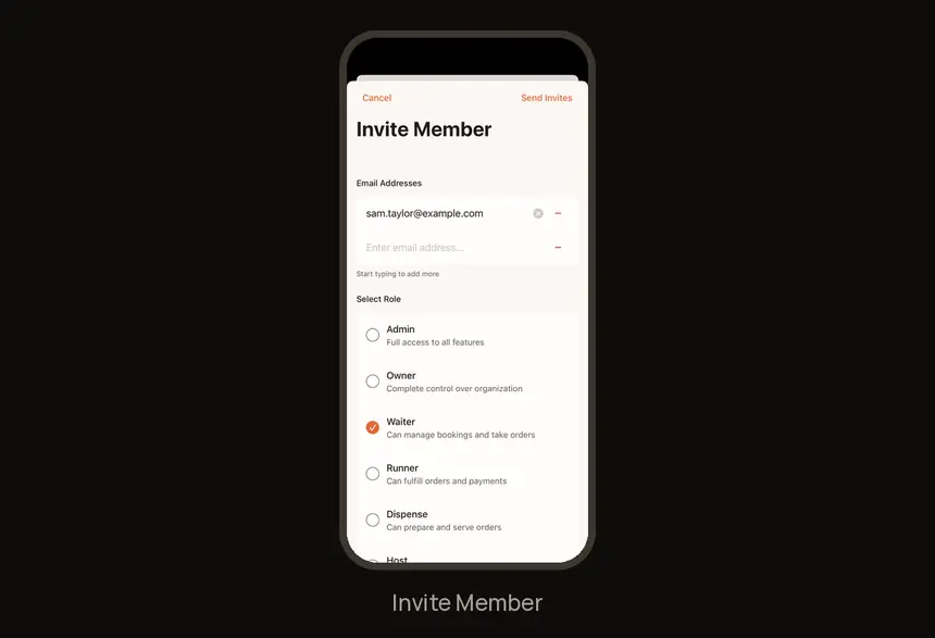 Step 8: Invite your team