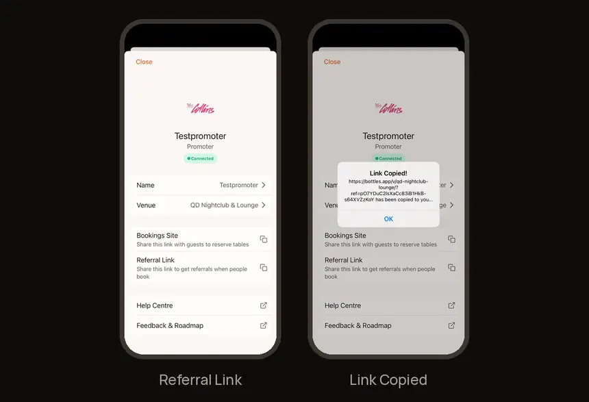Step 1: Share your link