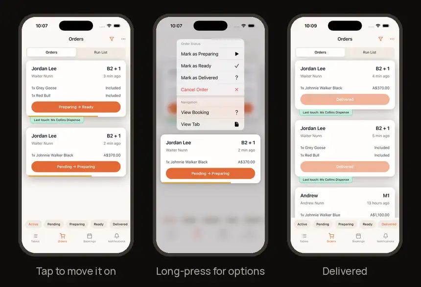 Step 3: Move every order