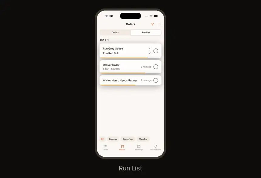 Step 6: Work the Run List