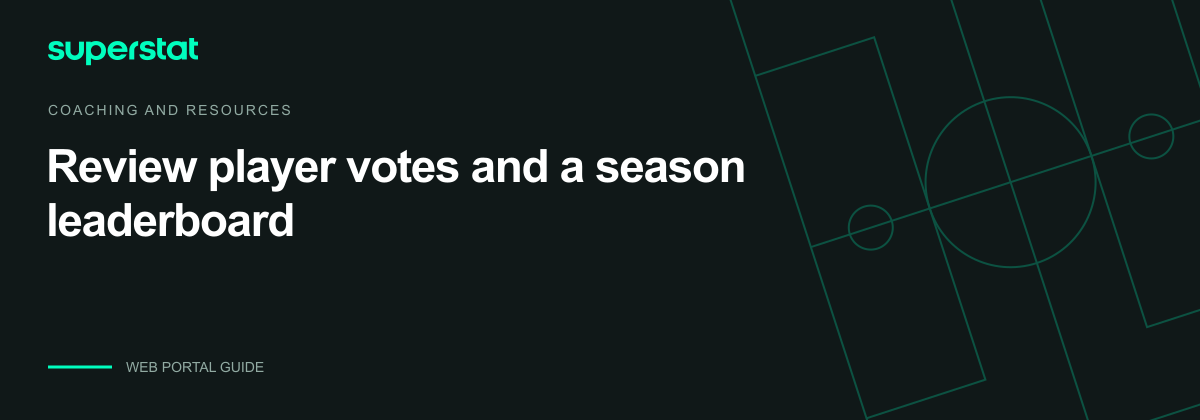 Review player votes and a season leaderboard — Superstat guide