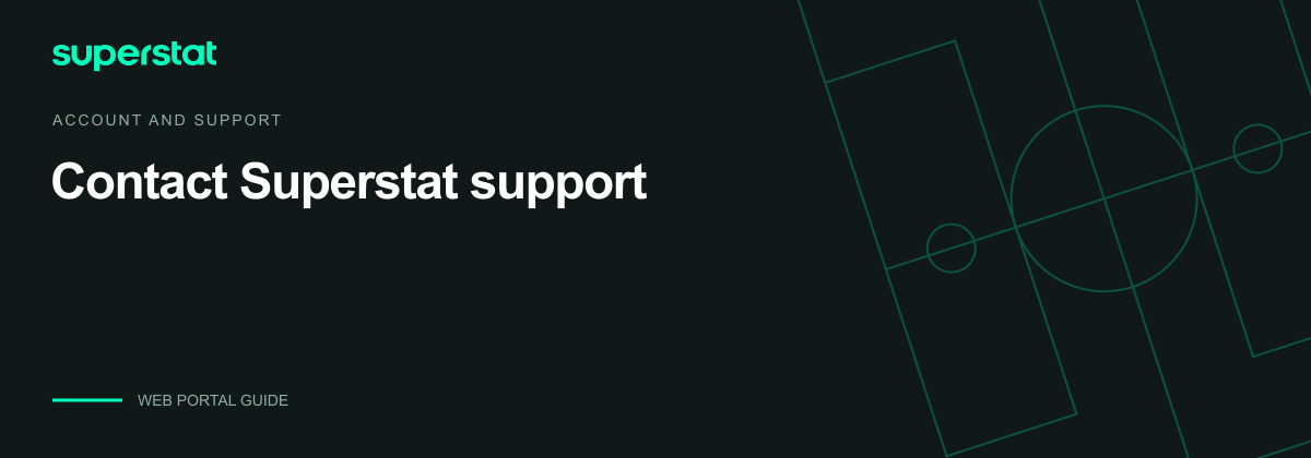 Contact Superstat support — Superstat guide